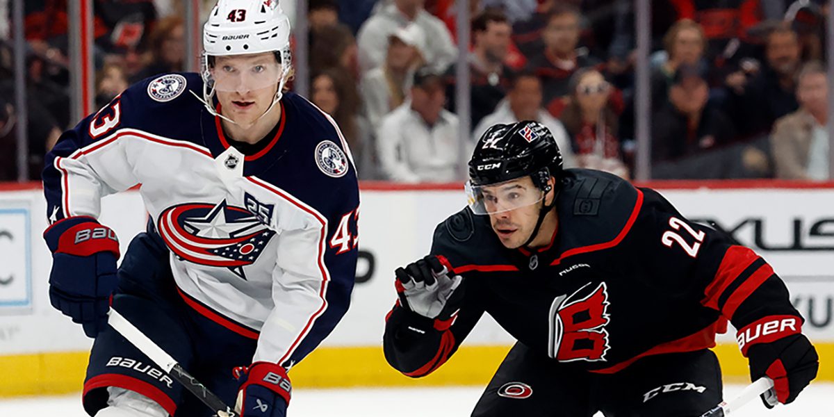 Stankoven scores twice; Hurricanes smother Blue Jackets