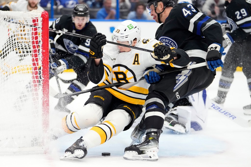 Bruins come up empty in Tampa with tough loss