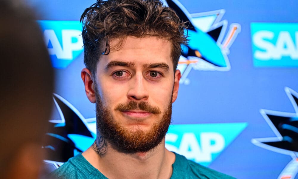 Sharks Locker Room: “You can't play at the end of your stick”