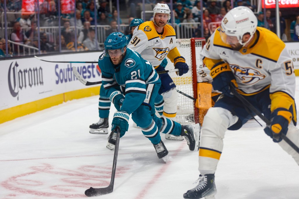 San Jose Sharks storm back, but lose big game to Nashville Predators