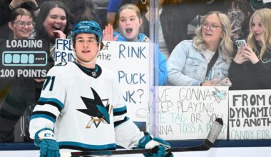 San Jose Sharks, Macklin Celebrini eye NHL playoffs next season