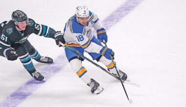 Blues, running out of time to make playoff move, visit Ducks