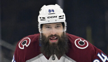 Brent Burns in Avalanche uniform