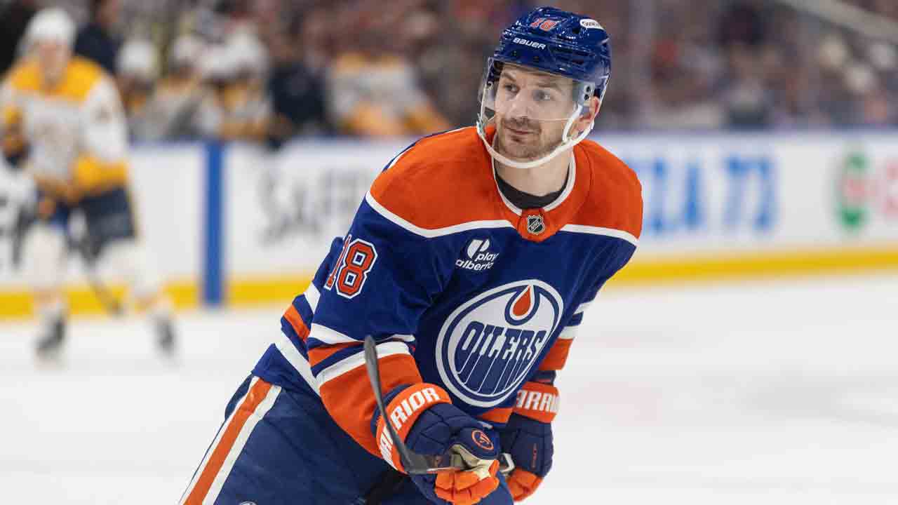 Oilers' Hyman out vs. Golden Knights, Draisaitl set for return to skating