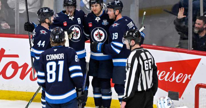 Power play roars to life as Winnipeg Jets down Kraken 6-2 - Winnipeg