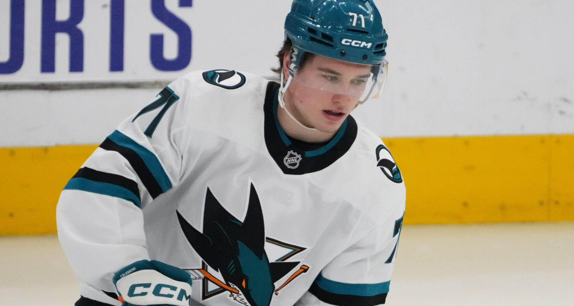 Celebrini Breaks Thornton’s Sharks Single-Season Points Record