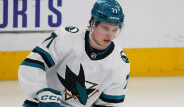 Celebrini Breaks Thornton’s Sharks Single-Season Points Record