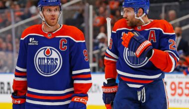 Connor McDavid Leon Draisaitl Edmonton Oilers
