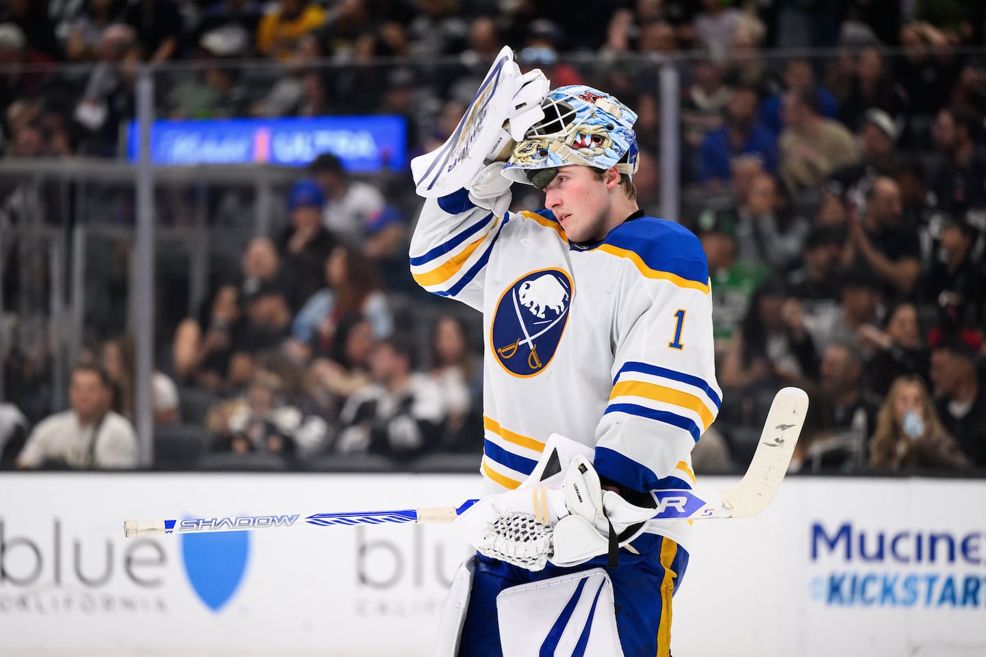 Sabres goaltender Ukko-Pekka Luukkonen has a 15-4-2 record since Dec. 21.