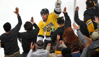 Viktor Arvidsson, shown last month, has been a critical part of what was a 24-point Bruins turnaround in the regular season.