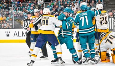 Sharks Come Back, But Can't Overcome Own Mistakes in 6-3 Loss to Preds