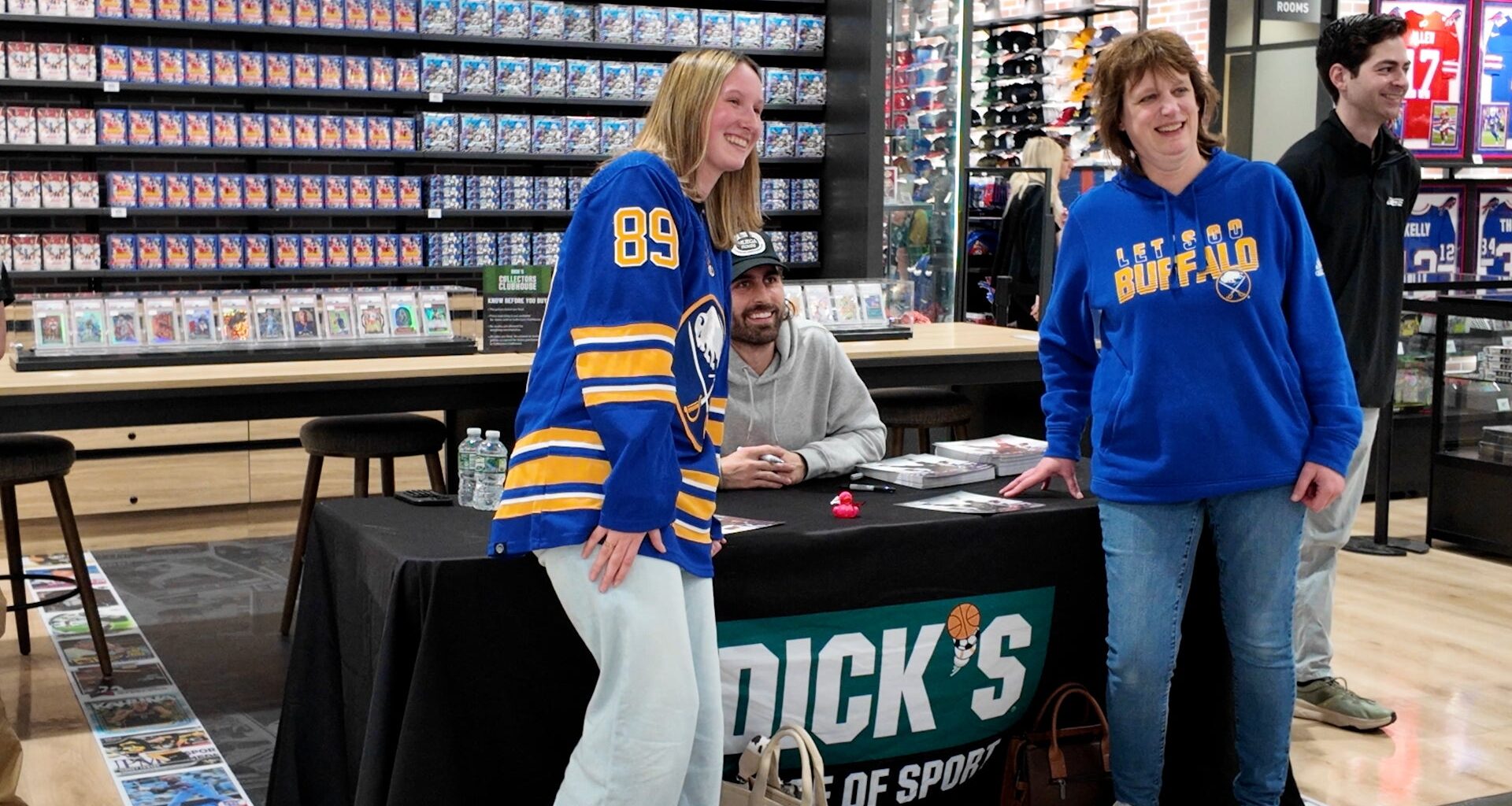 Buffalo Sabres forward Alex Tuch does meet and greet at Victor mall