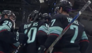 Kraken goal celebration