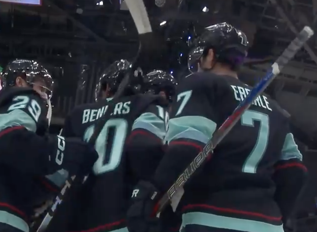 Kraken goal celebration