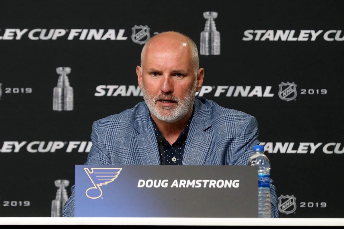 Can the Maple Leafs get Doug Armstrong by sending the Blues a draft pick? No. Here’s why