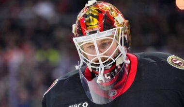 Linus Ullmark opens up about trying season: ‘Fighting the demons every single day’