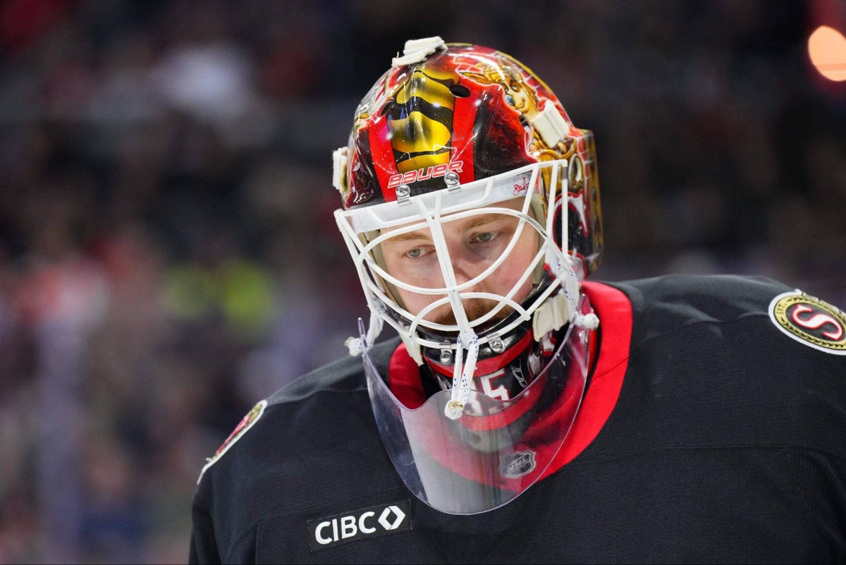 Linus Ullmark opens up about trying season: ‘Fighting the demons every single day’