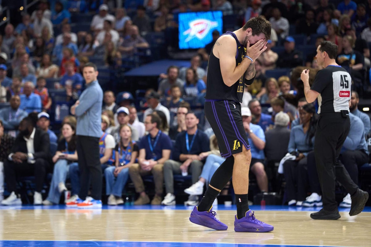 Luka Dončić has another hamstring injury. What it means for him and the Lakers