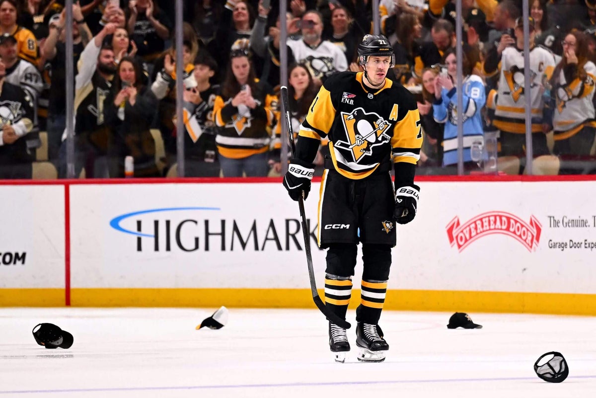 Emotional Evgeni Malkin records hat trick as Penguins rout Panthers: ‘I almost cried’