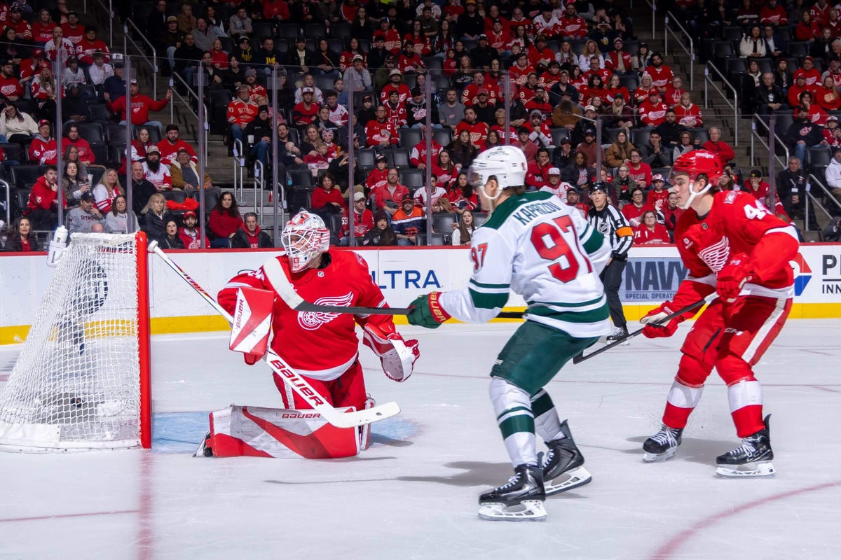 Red Wings trying to tune out noise with 5 games left: ‘Not 6 feet under yet’