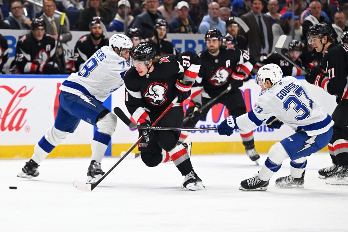 Sabres’ win over the Lightning leaves Jon Cooper frustrated, tightens division race