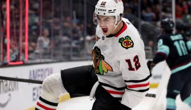 Sacha Boisvert’s first NHL goal is a game-winner as Blackhawks finally win in Seattle