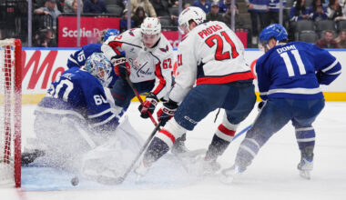 Logan Thompson backstops Capitals to 4-0 victory over Maple Leafs