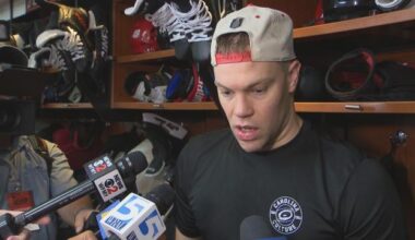 Stankoven, Hall, Andersen help Carolina Hurricanes top the Ottawa Senators 2-0 to open NHL playoffs :: WRAL.com