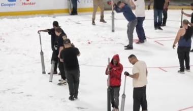 Crews remove ice at Amerant Bank Arena after Panthers season comes to an end