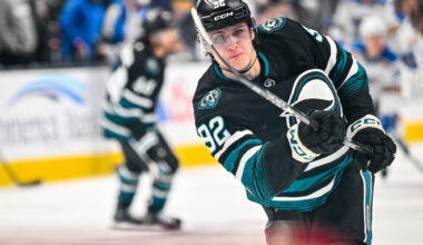 Sharks' Chernyshov Is Sick, Considered GTD v. Ducks