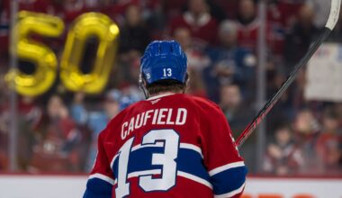Sitting at 49 goals, Cole Caufield looking to make Habs’ history against Panthers on TSN