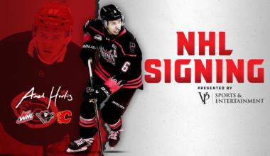 VP Sports & Entertainment presents: Hitmen Captain Hurtig inks three-year, entry-level deal with Calgary Flames