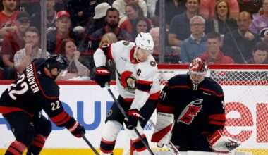 Ottawa Senators look forward after Game 1 loss; Artem Zub's status unclear after exiting with injury