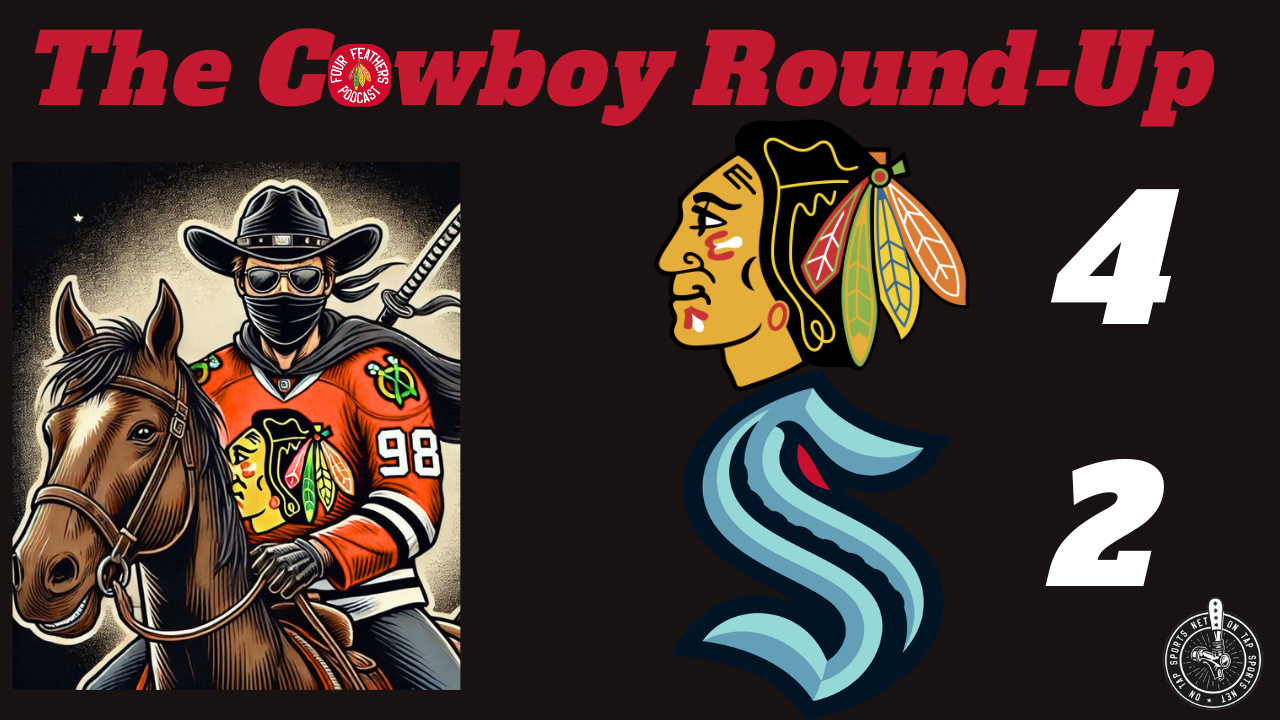 Sacha Boisvert Scores First Goal, Blackhawks Defeat Kraken 4-2