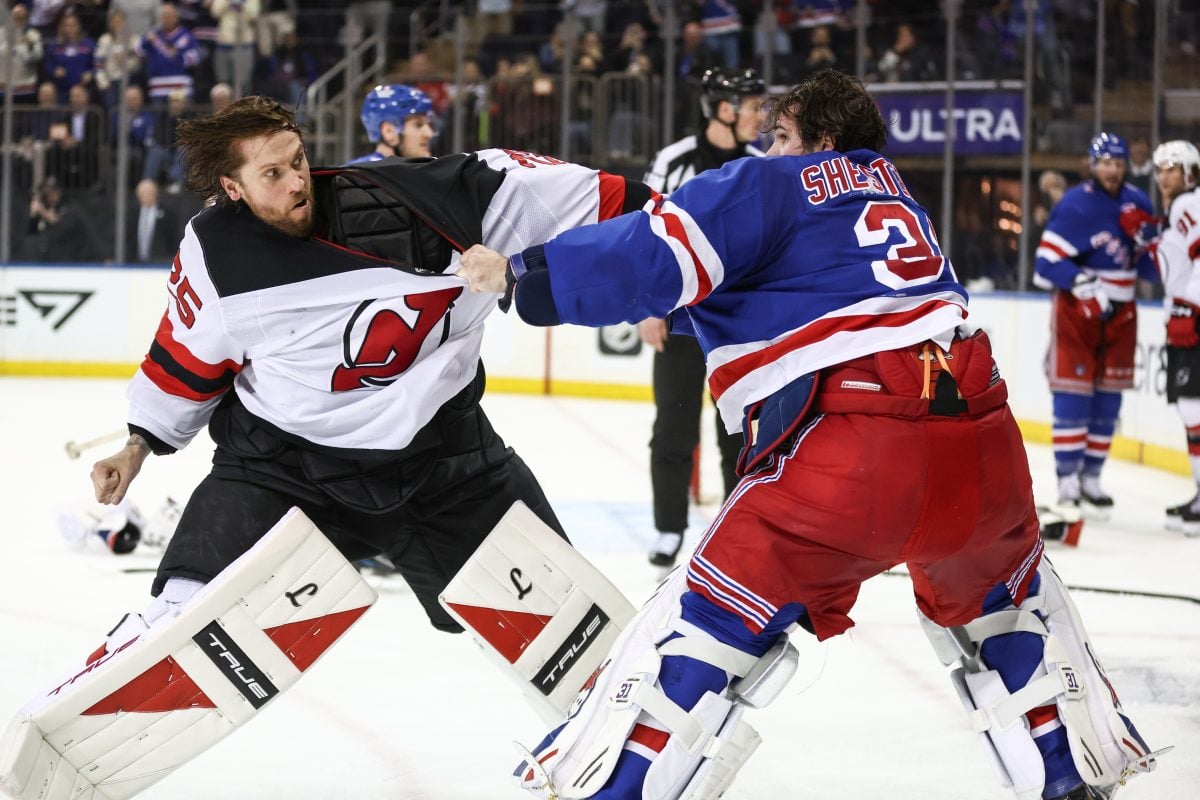 Jacob Markstrom New Jersey Devils Igor Shesterkin New York Rangers