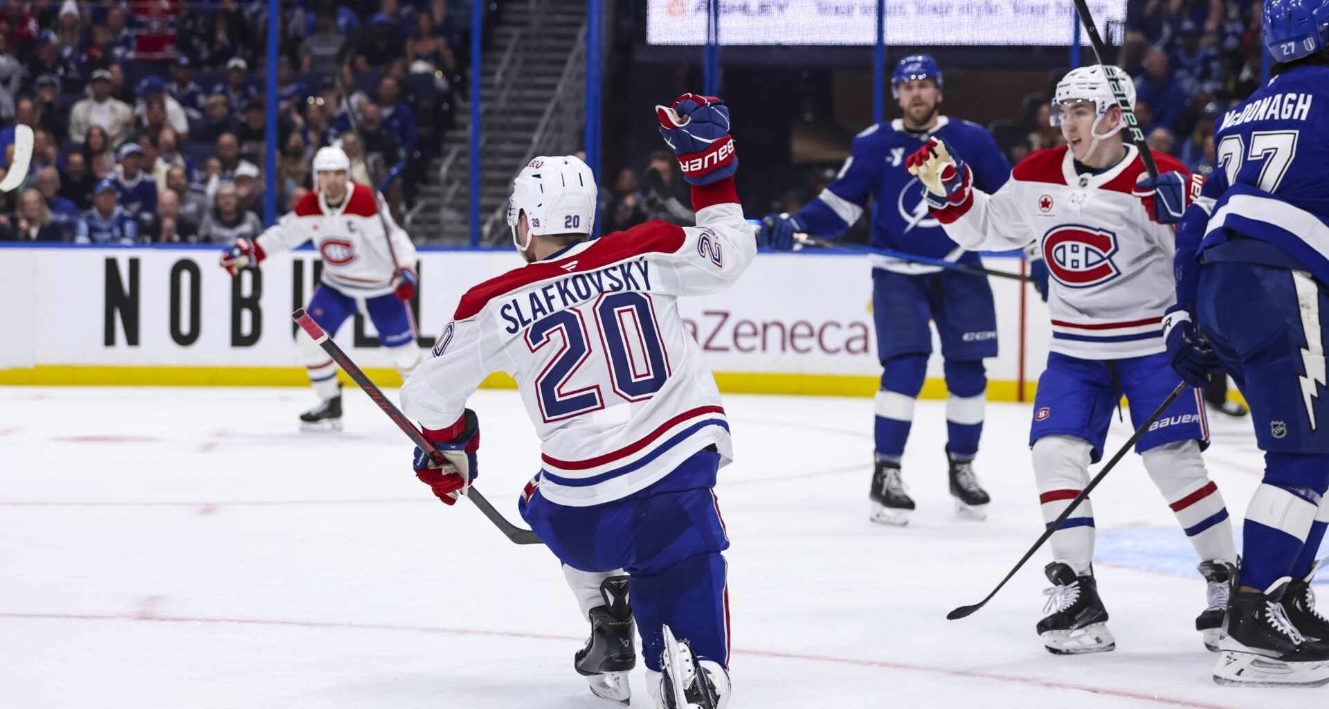 Canadiens’ Slafkovsky Wins Game 1 with Record-Tying Hat Trick - The Hockey Writers - Montreal Canadiens