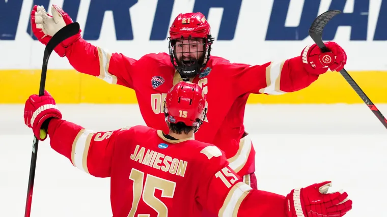 Michigan vs. Denver Score, Highlights: Pioneers Keep Title Dream Alive with Thrilling Frozen Four Win image