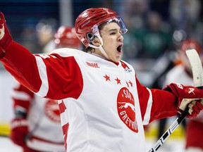 Chase Reid of the Soo Greyhounds.