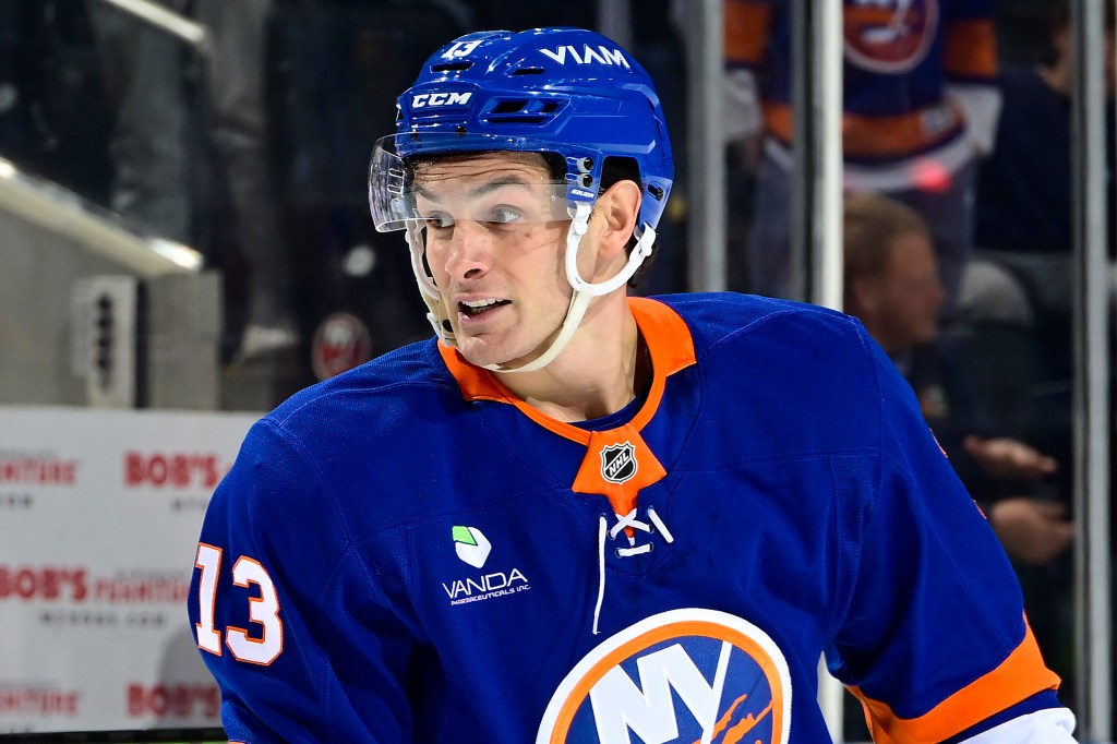 Mathew Barzal is being moved back to center for the Islanders' stretch run. 
