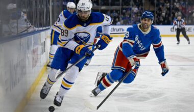 How possible Rangers target Alex Tuch upped free-agent value