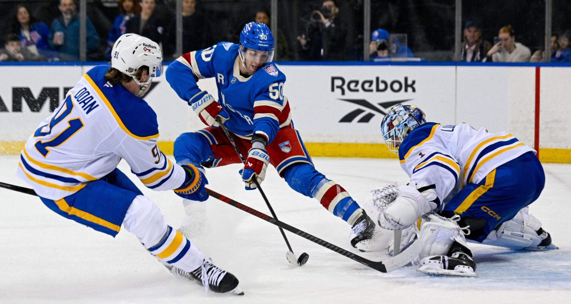 Rangers blow 3rd-period lead, fall 5-3 to Sabres in MSG finale: takeaways