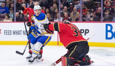 Sens Beat Sabres, Kleven Leaves Early