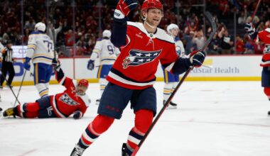 Caps Crush Sabres to Keep Playoff Hopes Alive