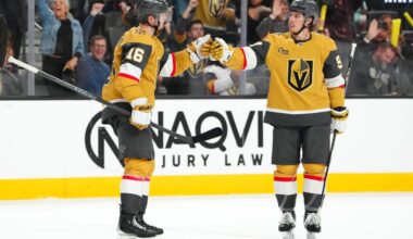 Vegas Golden Knights, Marner take down Calgary Flames 6-3