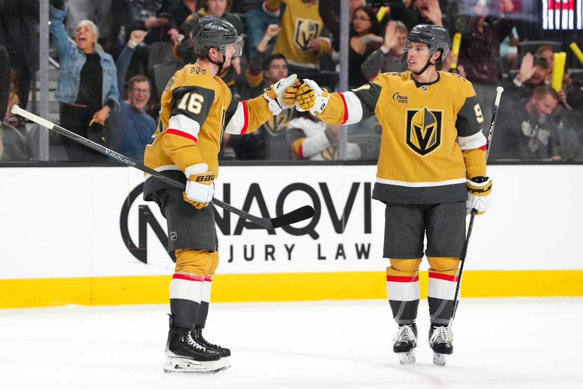 Vegas Golden Knights, Marner take down Calgary Flames 6-3