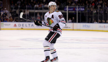 Blackhawks Lose in San Jose; Bedard Hits 200 Points; Devils Fire GM