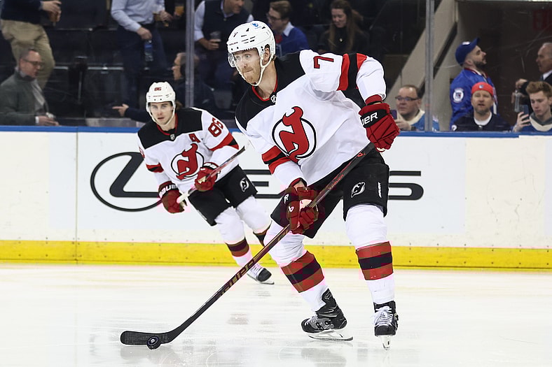 NHL: New Jersey Devils at New York Rangers