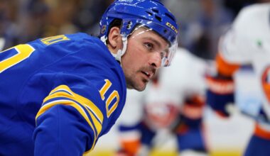 Ex-Rangers center who's 'been amazing' for Sabres sustains worrisome injury