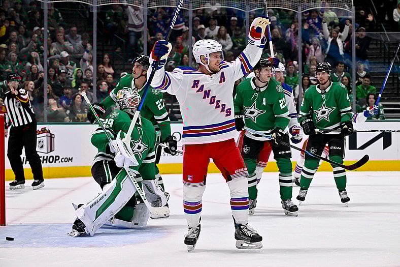 NHL: New York Rangers at Dallas Stars