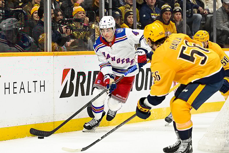 NHL: New York Rangers at Nashville Predators